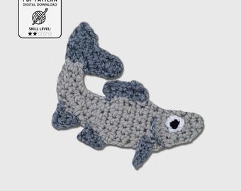 River Fish Crochet Applique Pattern • Fish Motif • River Themed • Trout & Freshwater • Fishing