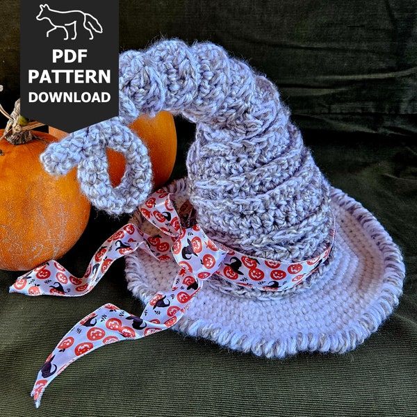 Mystical Witch Hat for Children - Crochet Pattern