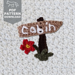 Trail Sign - Applique - Crochet Pattern