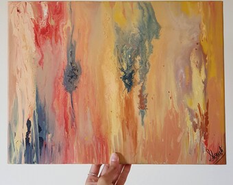 Dripping Fantasy Abstract Painting