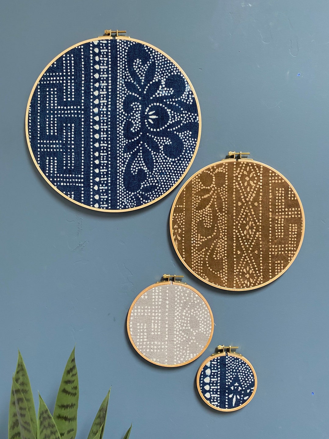 Rare Vintage Batik Hmong and African Mudcloth Gallery Wall - Etsy