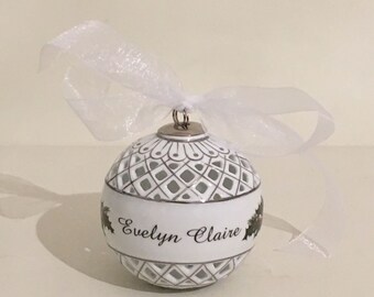 Personalized Baby's 1st Christmas Ornament
