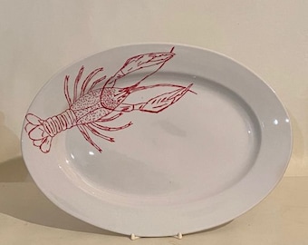 Crawfish Oval Platter | Seafood Oval Platter | Lobster Oval Platter