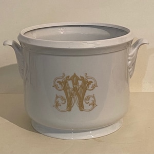 Vintage Monogram Champagne Bucket | Personalized Champagne Bucket