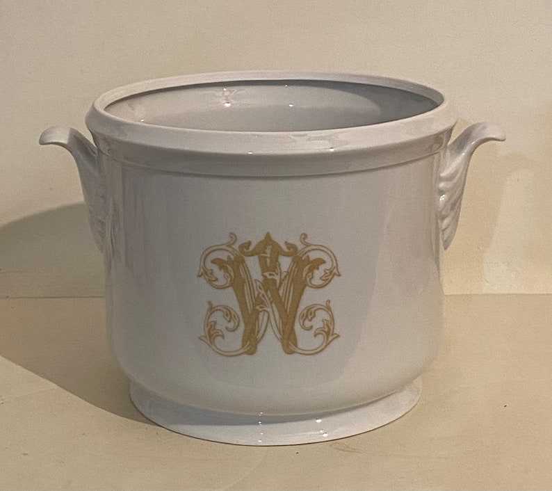 Vintage Monogram Champagne Bucket | Personalized Champagne Bucket