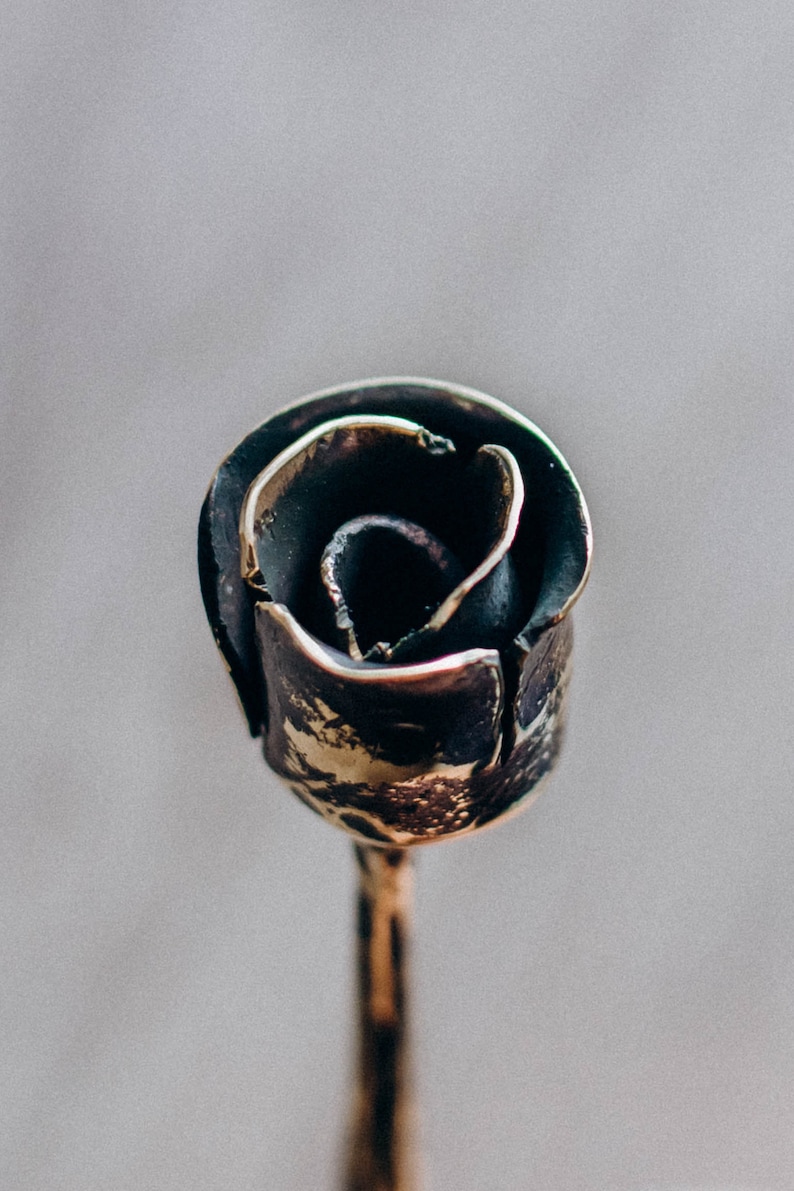 Small Bronze Gift Bronze Sculpture Broze Art Bronze Rose Etsy