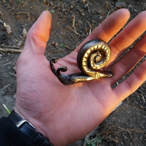 Metal snail Forged snail Iron snail Gift for her 6th anniversary gift Iron anniversary Metal sculpture forged wrought iron iron gift steel