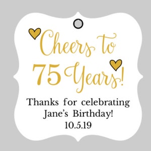 Cheers Birthday Favor Tags,Birthday Party Favor Tags,Birthday Party Tags,Birthday Thank you Tags, Printed Favor Tags,Special Birthday Tags