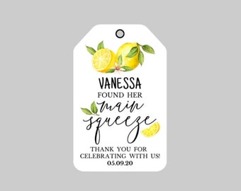 She found her main squeeze Tags,Limoncello Tags,Lemon Theme Bridal Shower Tags,She found her main squeeze Bridal Shower Tags,Lemonade Tags