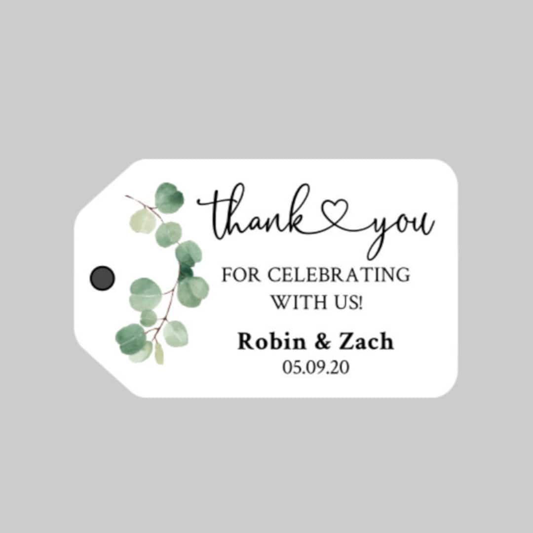 Eucalyptus Wedding Tags,greenery Favor Tags,eucalyptus Wedding Tags