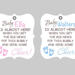 Baby Shower Champagne Favor Tags,Pumpkin Favor Tags,Snowflakes Champagne Favor Tags,Baby Elephant Champagne Tags,Cheers Tags,Cheers