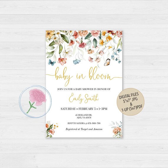 Packing & Shipping Personalized address labels Bridal Shower ...