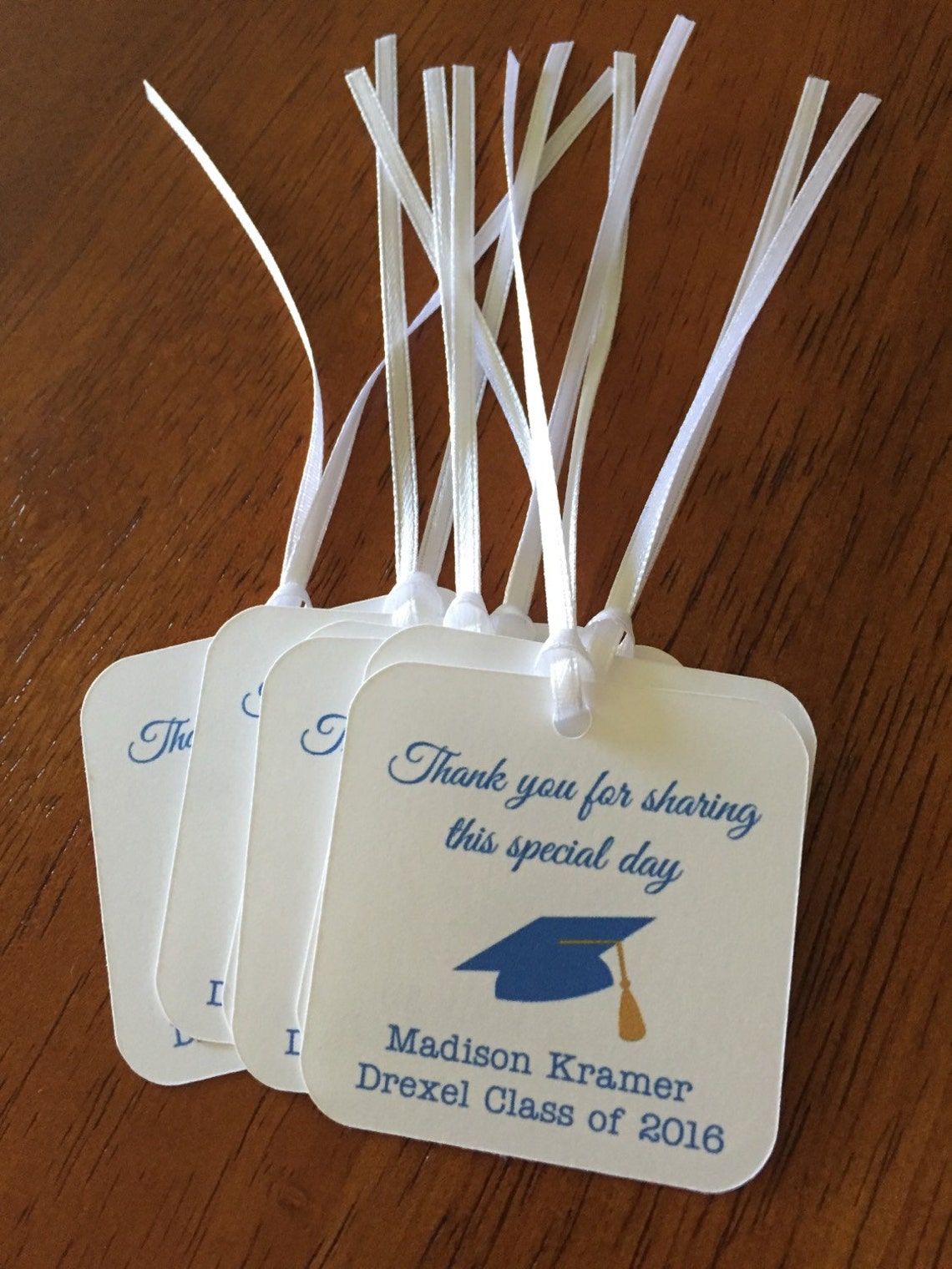 Personalized Graduation Favor Tags Graduation tagsParty Etsy