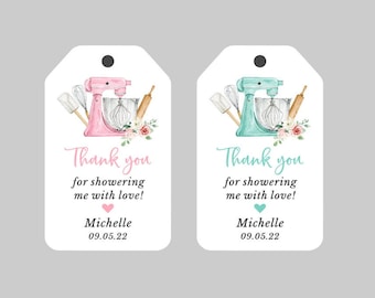 Kitchen Bridal Shower Tags,Kitchen Utensils & Mixer Tags,Stock the Kitchen Bridal Shower Tags,Kitchen Mixer Tags,Baking Bridal Shower Tags