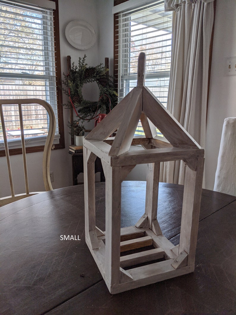 Handmade Wooden Lantern Made in America Etsy