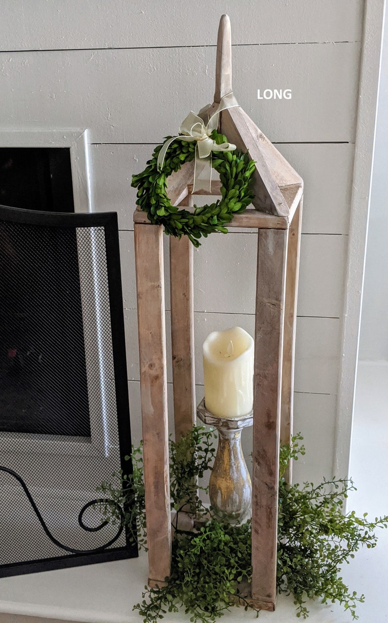 Handmade Wooden Lantern Made in America Etsy