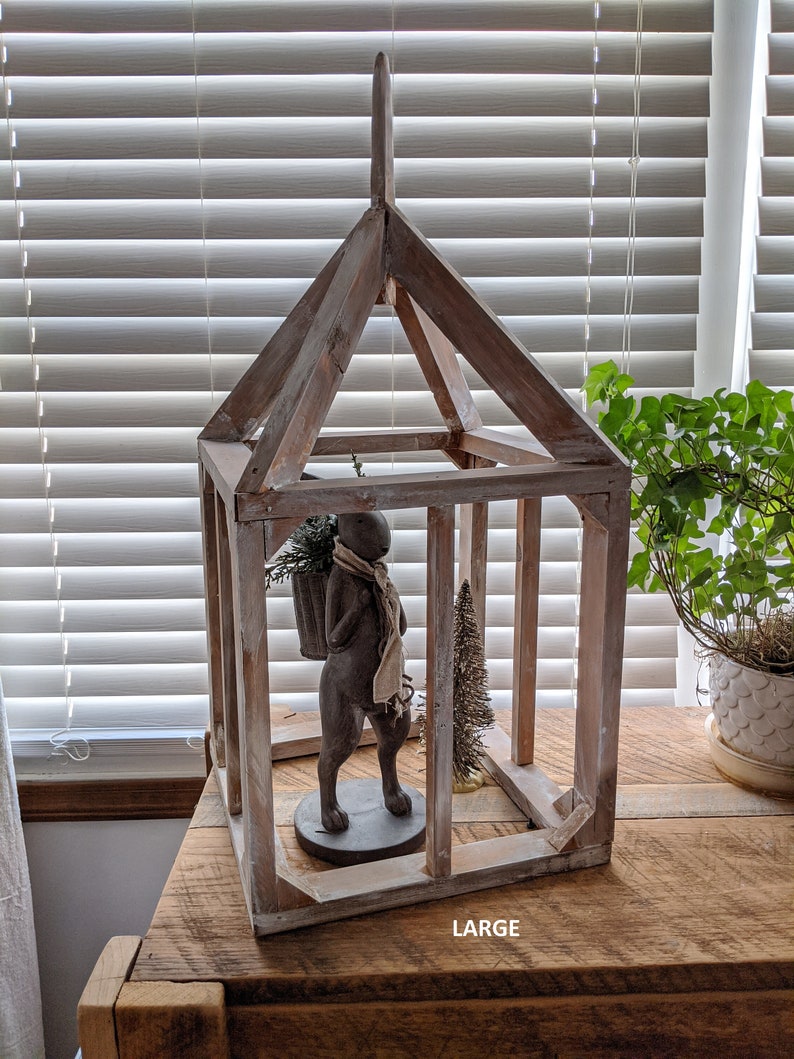 Handmade Wooden Lantern Made in America Etsy