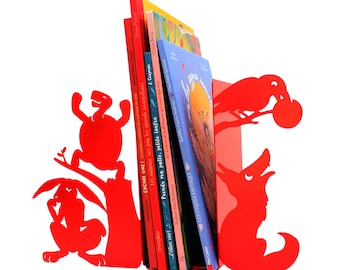 Large Fables bookends by La Fontaine 3