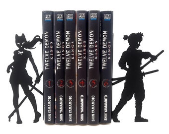Sujetalibros Manga Shonen negro