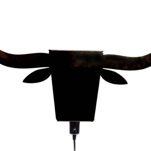 Black or brushed stainless steel to toro wall lamp image 3