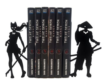 Kitsune VS Ronin Manga Bookends