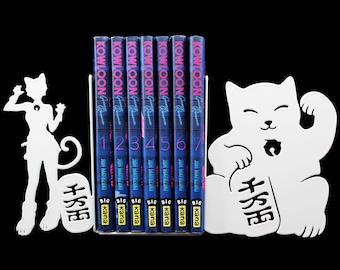 Manga-Buchstützen der Maneki-Familie