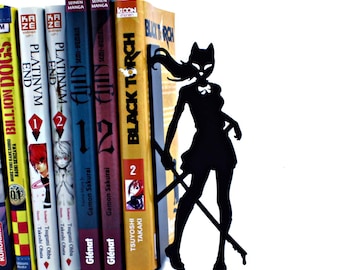 Manga bookends "Kitsune"