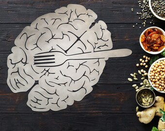 Brushed stainless steel trivia "Bon appétit"