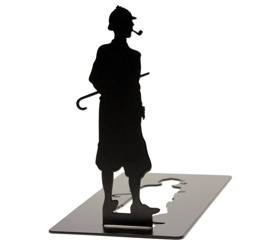 Sherlock Holmes Decorative Bookend Etsy