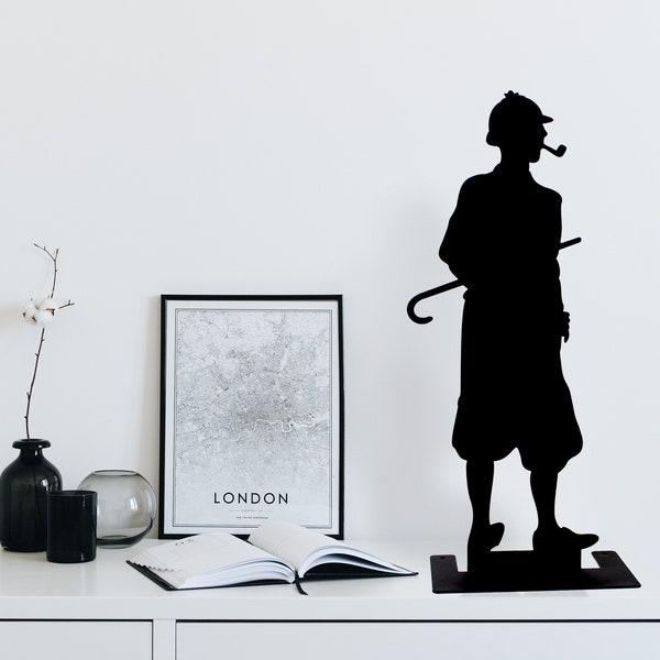 Silhouette figurine Sherlock Holmes