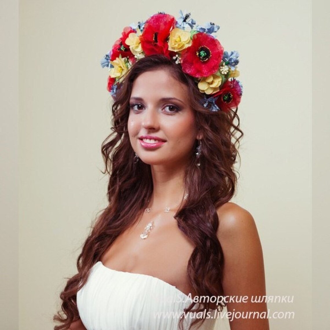 ukrainian flower headpiece