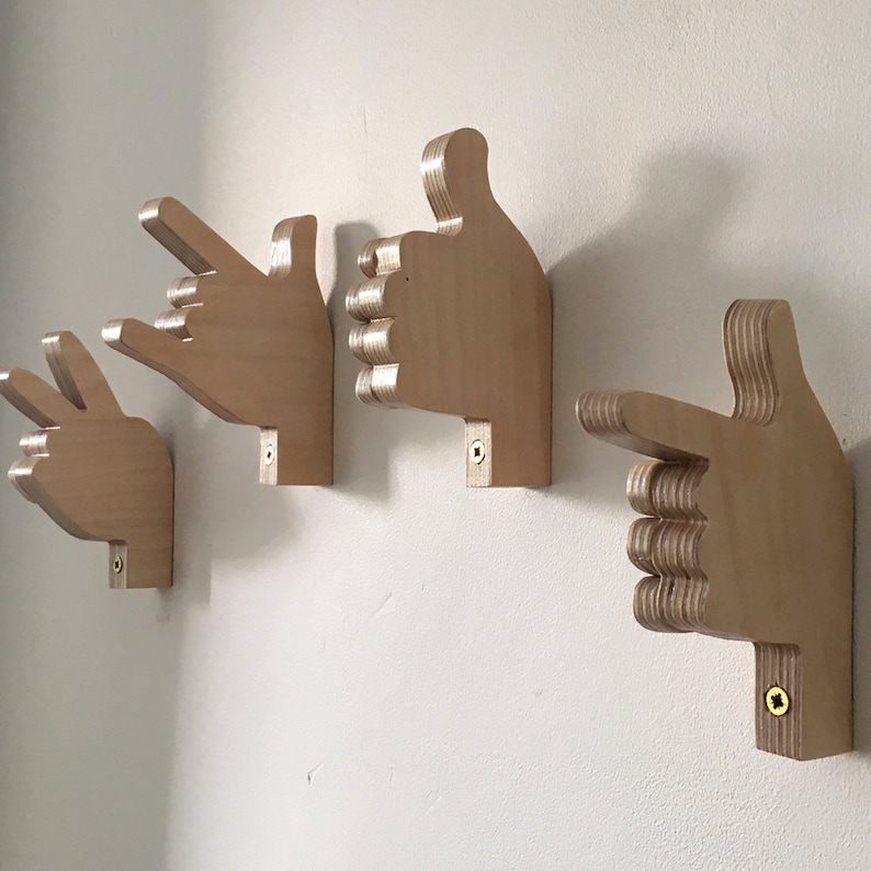 Wall Hooks Modern Wooden Hooks Minimalist Hooks Trendy Coat Etsy UK