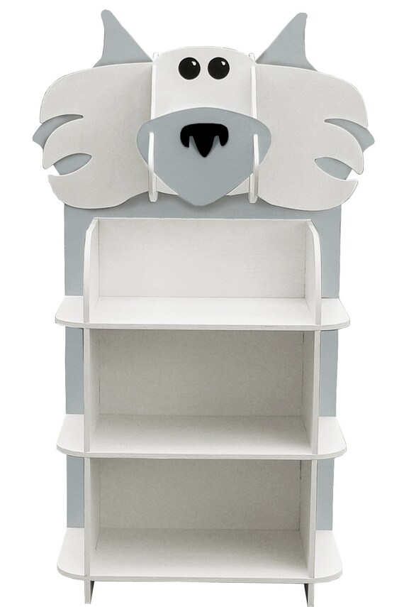 wooden kids bookcase