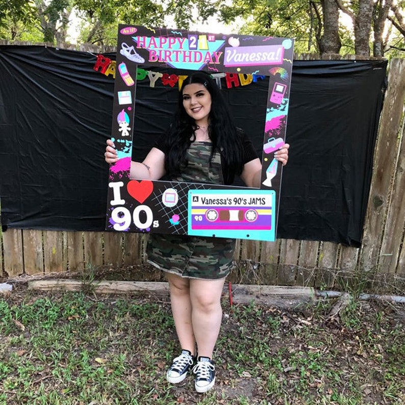 Custom Design Photo Booth Prop Frame Sign Cut Out Parties Etsy