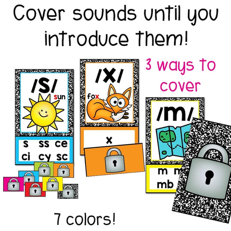 Sound Wall Classroom Posters Composition Notebook Classroom Decor ...