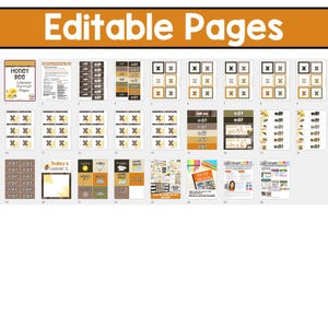 Bee Classroom Calendar Set & Weather Display Bee Classroom Decor Space ...