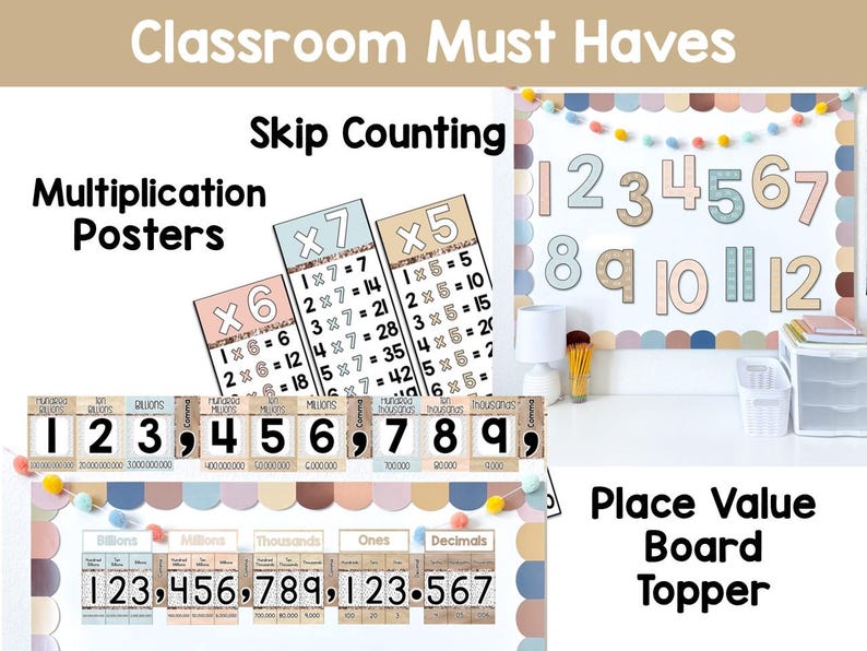 Neutral classroom decor bundle neutral classroom theme calming classroom decor boho classroom decor boho classroom bundle boho classroom schedule boho classroom decor bundle class decor