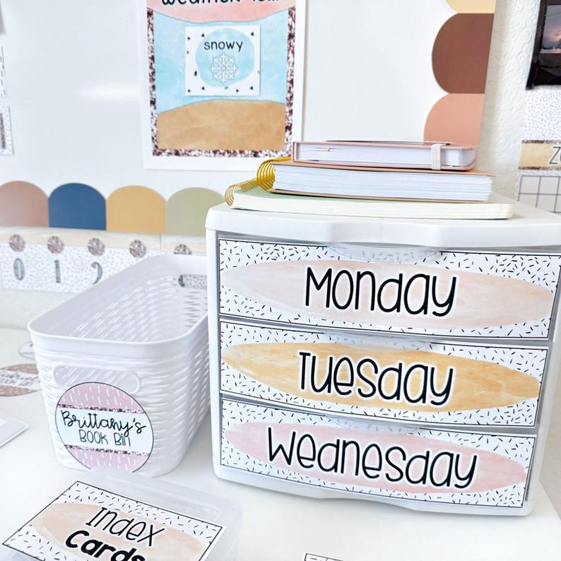 Neutral classroom decor bundle neutral classroom theme calming classroom decor boho classroom decor boho classroom bundle boho classroom schedule boho classroom decor bundle class decor