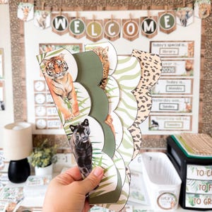 Jungle Themed Classroom Decor Bundle Safari Classroom Decor Calming ...