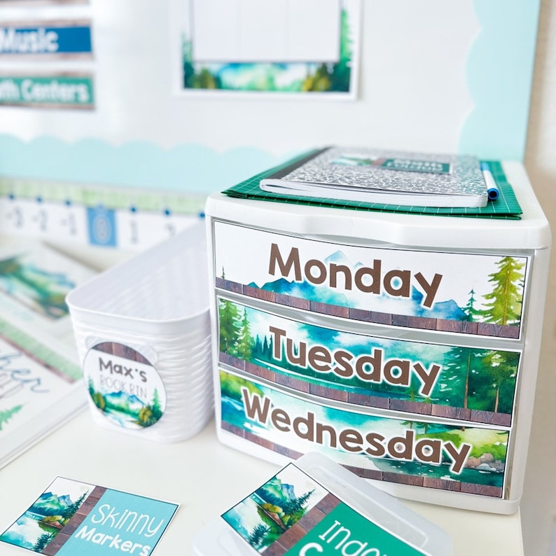 Nature classroom theme nature classroom decor bundle nature classroom sign mountain classroom decor mountain classroom theme forest classroom decor forest classroom theme calming classroom