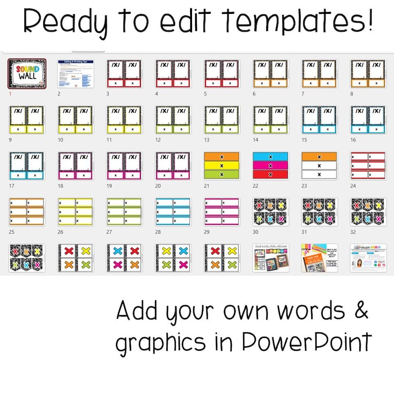 Sound Wall Classroom Posters Composition Notebook Classroom Decor ...