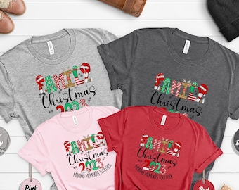 Christmas Family Matching Shirt, Christmas Family Shirt, Custom Group Shirt, Christmas Shirt, Xmas Shirt, Family Shirt, Vintage Shirt