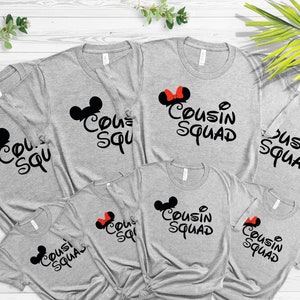Disney Cousin Squad Shirt, Cousin Crew Shirts, Disney Travel Shirt, Family Matching Shirt, Magic Kingdom, Holiday Shirt, Couple Shirt