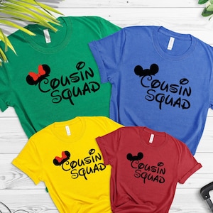 Disney Cousin Squad, Disney Trip, Disney Cousin Trip, Disney Cousin Shirts, Disney Matching Shirts, Disney Cousin Crew Shirt, Cousin Shirt