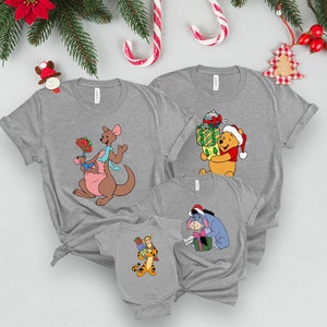 Winnie The Pooh Shirt, Disney Christmas Shirt, Disney Shirt, Christmas Shirt, Disney Custom Shirt, Family Shirt, Disney Trip Shirt