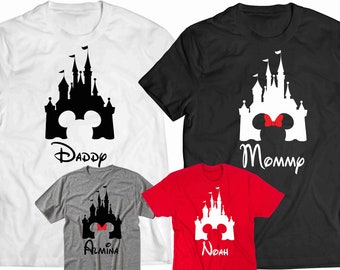 Disney Family Shirts   Disney Shirts  Mickey and Minnie Head   Custom Disney Trip Shirt I Cruise