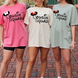 Comfort Colors, Disney Cousin Squad,Disney Cousin Trip, Disney Cousin Shirts, Disney Matching Shirts, Disney Cousin Crew Shirt, Cousin Shirt