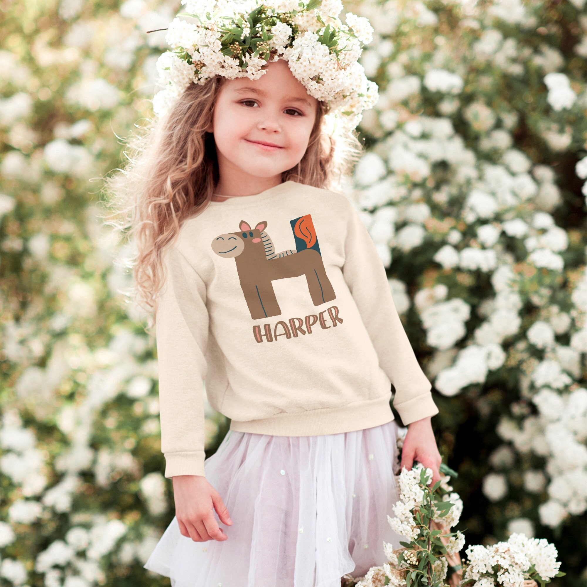 personalized kids sweatshirt