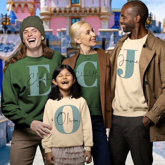 Kids Initial Custom Sweatshirt Custom Name Hoodie Back to School