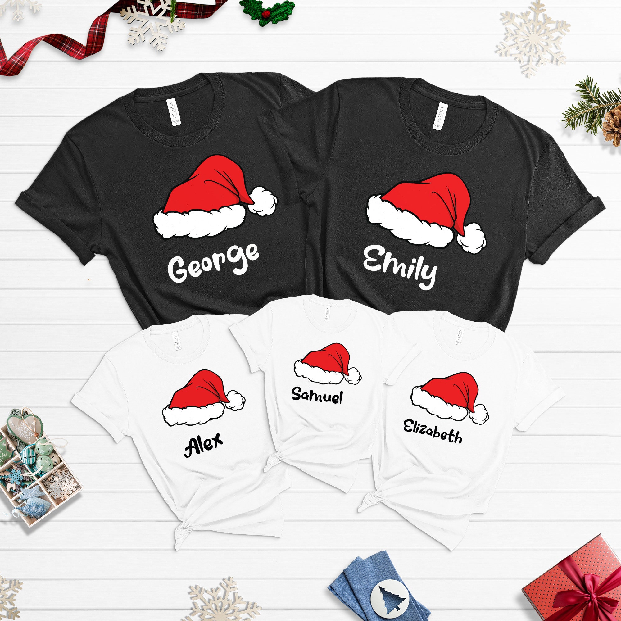 Discover Matching Family Christmas Shirts, Family Christmas Shirt, Matching Xmas Tees, Custom Christmas Tee, KT186